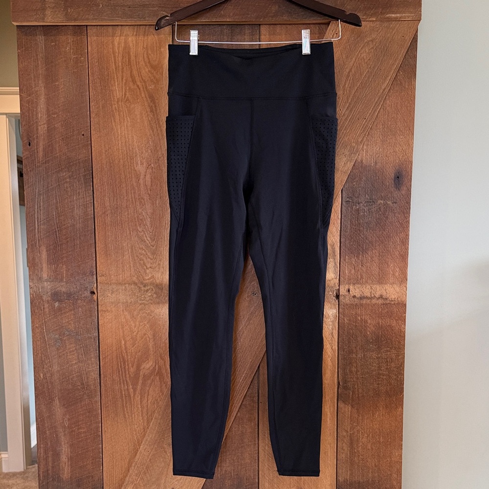 Marika Black High-Waist Leggings